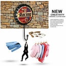 New Retro Creative Beer Cover Hook "Motor Oil Racing" Character Personality B9K1