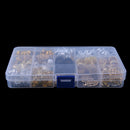 180Pcs/Box Braid Hair Beads Dreadlocks Cuff Clip Beads Rings For Hair ExtensioES