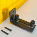 Steel Sliding Barn Door Guide Stopper Durable Door Hardware Accs Black