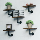 Industrial Decorative Wall Shelf Iron Floating Shelf Partition Board Hangin