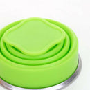 2 Pieces Collapsible Silicone Travel Coffee Mug 300ml Water Cups Portable