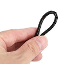 10.8M 35.4Ft PE Polyethylene Spiral Cable Wire Wrap Tube Black 4mm G9V9