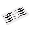 Four pairs eyelid eyeliner loaded with eyeliner eyelid stickers affixed bla E5V1