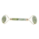 Natural Jade Roller for Face - Facial Massager Roller with Double Head, Neck