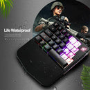 Ziyou Lang K11 Gaming Keyboard K108 Mechanical One-Handed Backlight Green A