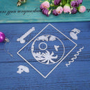 8pcs Metal Cutting Dies Set Embossing Stencils Scrapbooking DIY Craft Album  A
