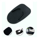 Motorcycle Kickstand Side Stand Plate Pad Base Black Support Base Plate Pla I8C0