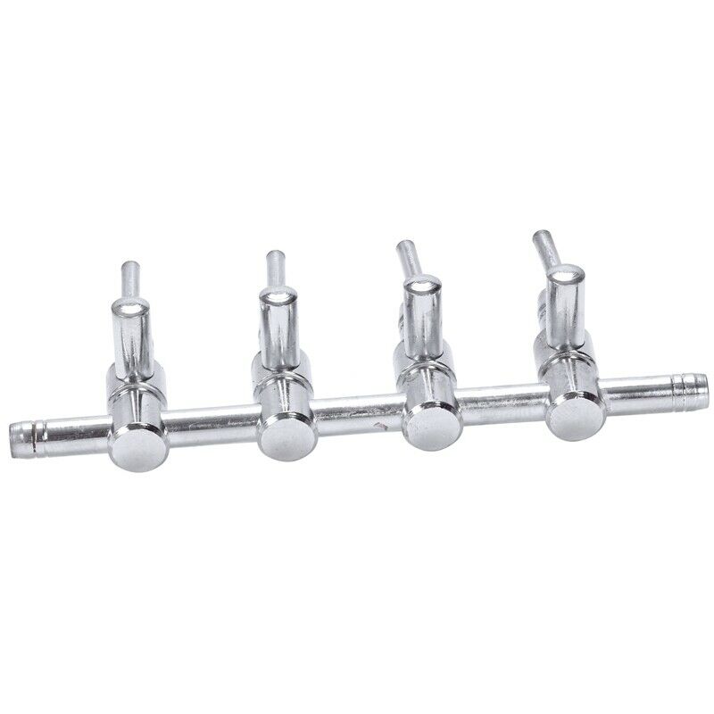 Aquarium Inline Air Flow Pump Splitter Control Valve 4 Way C8A2