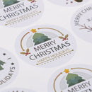 90pcs Merry Christmas Seal Stickers Snowman Labels DIY Xmas Gift Box Stickers JR