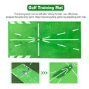 Golf Training Mat Practice Aid Home Office For Swing Detection Outdoor Sports