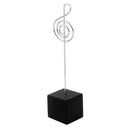 10pcs Music Shape Table Number Holder Name Place Card Holder Memo Clip Hold