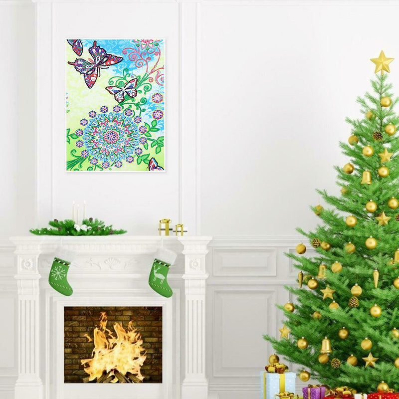 5D DIY Special Shaped Diamond Painting Butterfly Cross Stitch Mosaic Kits