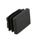 20 pcs Plastic Rectangular End Cap 30mm x 20mm Threaded Pipe Tube Insert Ru D1N3