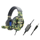 Camo Wired Gaming Headset with Mic for PS4 NS Xbox One 360 Bass Surround