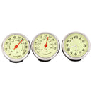 Auto Car Dashboard Decoration Ornaments Luminous Clock Thermometer Hyg3C