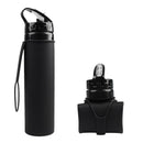 Outdoor Collapsible Travel Silicone Telescopic Kettle Sports Water Bottle H