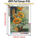 Flower 5D DIY Full Round Drill Diamond Painting Embroidery Kit Craft (B882)