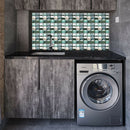 10pcs 10cm Retro Tiles Wall Stickers PVC Waterproof Kitchen Decals (MSC051) A
