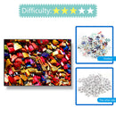 1000pcs Assemble Toys Love Locks Puzzles for Kids Intelligence Development A
