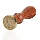 Sealing Wax Classic Initial Wax Seal Stamp Alphabet Letter L Retro Wood A
