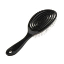 Detangler Comb Hair Brush Styling Comb Scalp Massage Hair Care Black