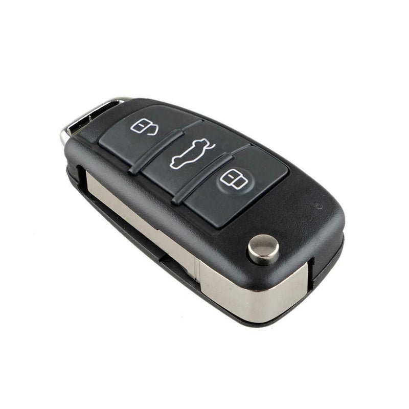 Car Remote Key Shell 3 Button Flip Folding Key Case Blank for Audi A3 A4 A6 A
