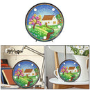 Full Drill Landscape 5D Diamond Painting Embroidery Cross Stitch Kit LED Light