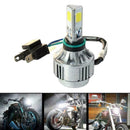 4500LM 40W H4 COB Hi/Lo LED Motorcycle Moto Headlight 6000K Bulb Lamp White P4H9