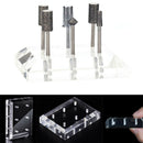 Acrylic Nail Drill Bits Holder Display Stand Nail Art Grinding Head Base