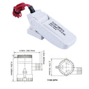 12V 1100GPH Automatic Bilge Pump Boat Submersible Pump Marine Float Switch U Ew