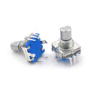 10X Rotary encoder with switch EC11 Audio digital potentiometer 12mm handle  Kw