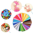 40pcs Colorful Non-Woven Cloth DIY Kid Sewing Crafts Felt Fabric Home Decor