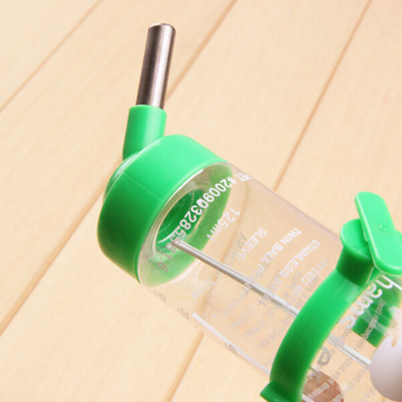 Hamsters Water Bottle Holder Dispenser Base Comb Hut Small Animal Hideout