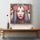 5D DIY Special Shaped Diamond Painting Girl Cross Stitch Mosaic Craft Kits