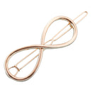Fashion Hollow Dainty Hairpin Clip Alloy Hair Snap Clamp Women Girl Headwear