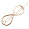 Fashion Hollow Dainty Hairpin Clip Alloy Hair Snap Clamp Women Girl Headwear
