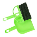 Mini Green Black Car Keyboard Cleaning Whisk Broom Shovel Set T6I9