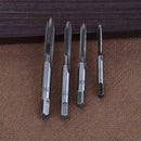 9pcs Hand Screw Tap Set M3/M4/M5/M6 Reamer+Twist Drill Bits+Wrench Tool