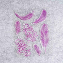 Feather Flower Silicone Clear Rubber Stamps Seal Scrapbooking Album Card Diary