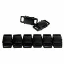 50Ã—Plastic Side Release Buckles For Webbing Pet Collar 3\8,Inch Clips Strap I3R0