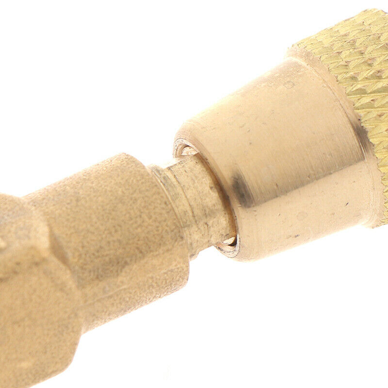 R22 Refrigeration Charging Adapter Air Conditioning Charging Valve 1/4" -1/4" Bj