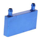 Aluminum Water Cooling Block 40x80mm Liquid Water Cooler CPU Radiator 2P