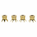 4 Pcs Universal King Queen Crown Car Truck Bike Tire Air Valve Stem Caps Wh