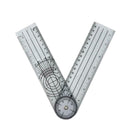 Multi-Ruler 360 Degree Goniometer Angle Medical Spinal Ruler Protractor