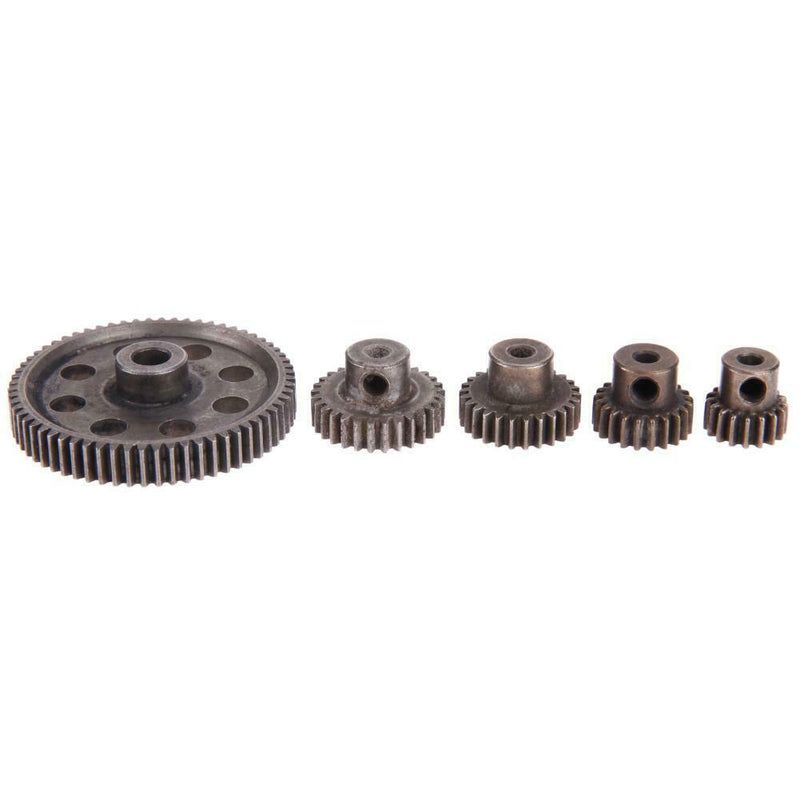 5pcs/Set Differential Main Metal Spur Motor Gear RC Toys Part for HSP Truck SN9F