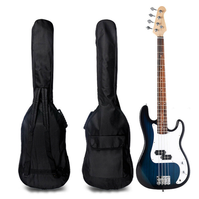 Double Straps Padded Electric Bass Guitar Gig Bag Soft Case Backpack New 2016