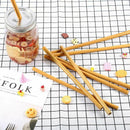 20 Pieces 7.5 inch Reusable Bamboo Drinking Straws Alternative to Plastic K K7V9