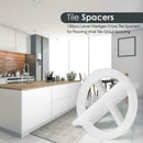 100pcs Level Cross Tile Spacers for Flooring Wall Tile Grout Spacing (3mm) A
