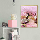 DIY Full Drill Diamond Painting Peach Tree Cross Stitch Embroidery Mosaic