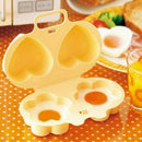 Microwave Two Egg Poacher Cook Sandwich Breakfast Cooker Kitchen ToolJAlj